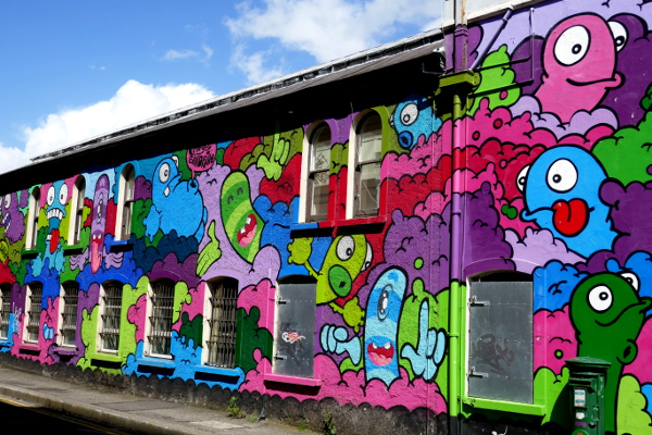 Fotos de Cork en Irlanda, street art