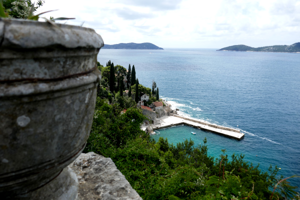 Fotos de Dubrovnik en Croacia, cala Trsteno Arboretum