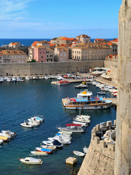 Fotos de Dubrovnik en Croacia, viejo puerto
