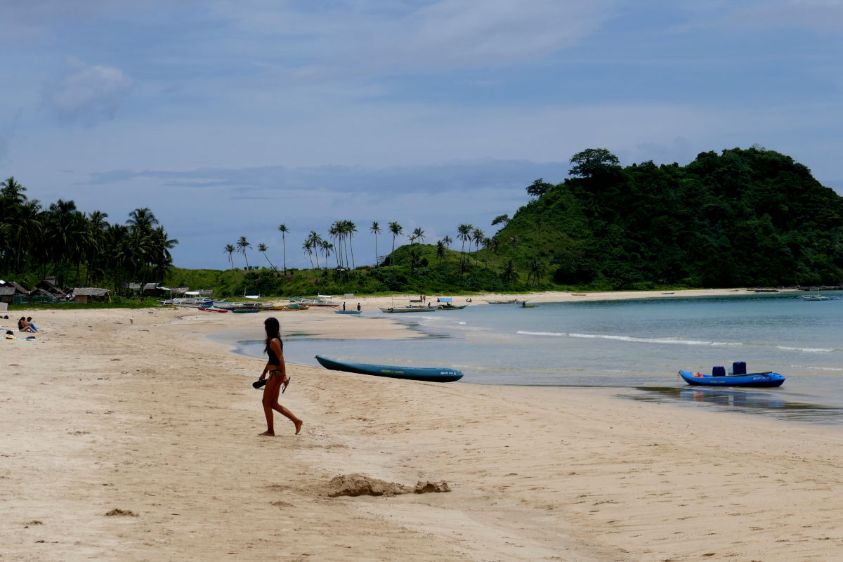 Fotos de El Nido en Filipinas, Nacpan Beach