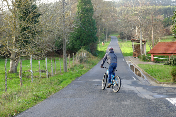 Fotos de Ferrol en Galicia, paseo en bicicleta por el valle de Esmelle