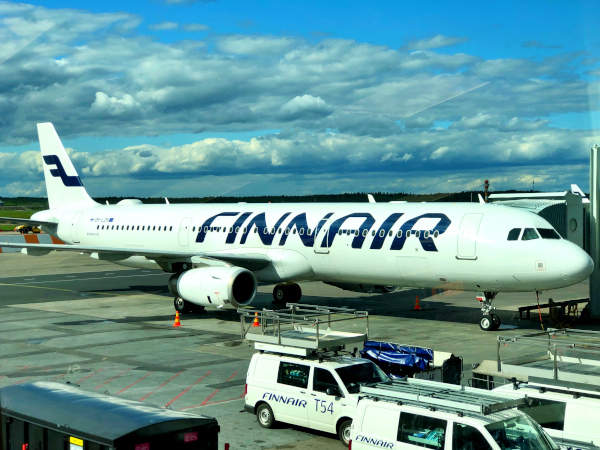 Fotos de Finlandia, avion de Finnair