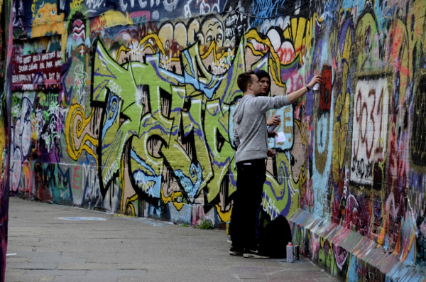 Fotos de Gante, ruta street callejon graffiti