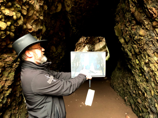 Fotos de Irlanda del Norte, cueva de Cushendun