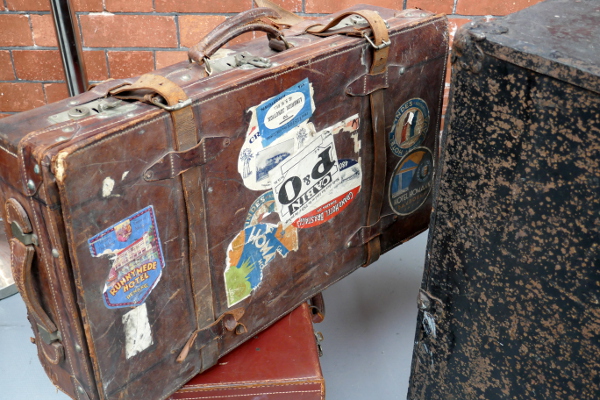 Fotos de Irlanda, maletas de la Cobh Heritage Centre