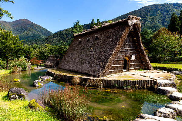 Fotos de Japón, casa tradicional Shirakawa-go