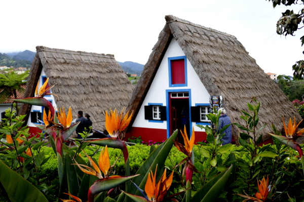 Fotos de Madeira, casas tipicas de Santana