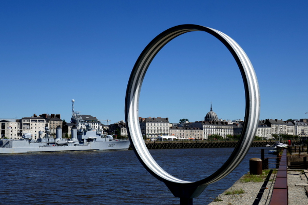 Fotos de Nantes en Francia, anillos Estuaire