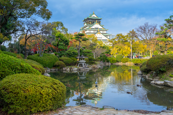 Fotos de Osaka en Japon, castillo de Osaka