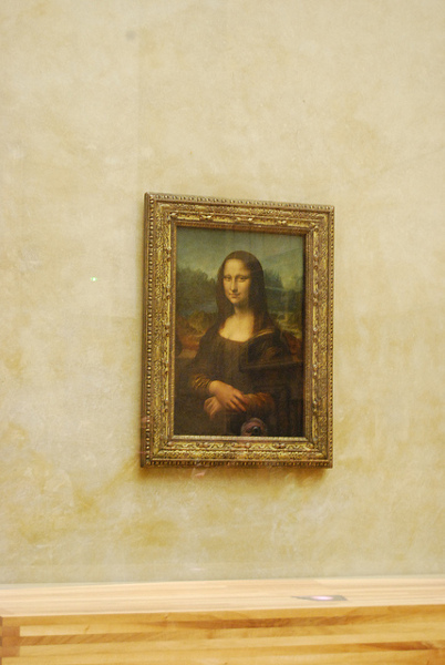 Fotos de Paris, La Gioconda en el Museo del Louvre