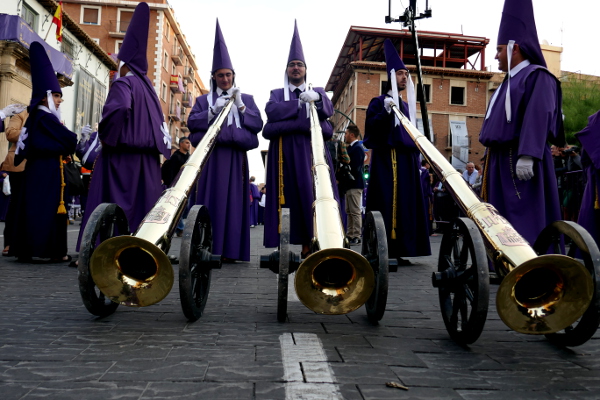 Fotos de Semana Santa de Murcia, salzillos trompetas