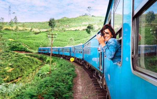 Fotos de Sri Lanka, tren de las montañas