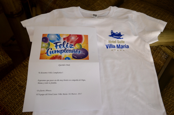 Fotos de Tenerife, camiseta de regalo Hotel Suite Vilal Maria