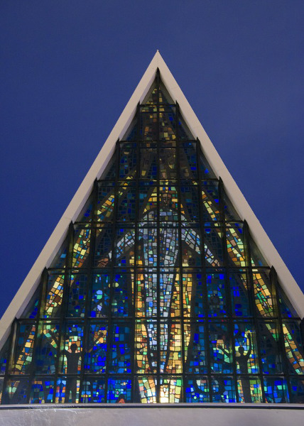 fotos de tromso en laponia noruega, catedral de hielo