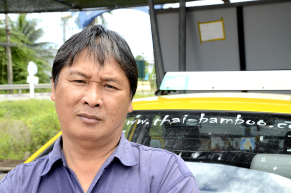 Fotos de gente de Bangkok, taxista