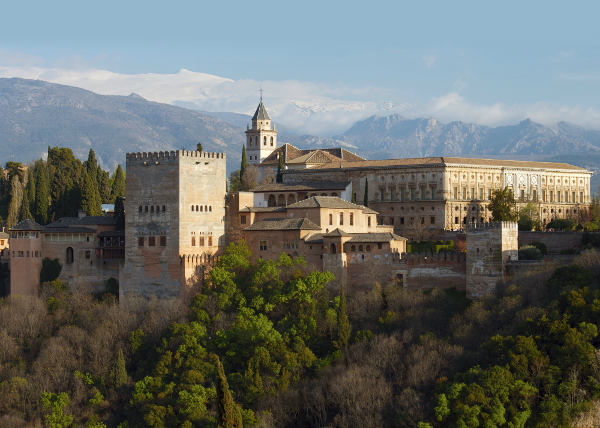 Fotos de los lugares más populares de España, la Alhambra en Granada