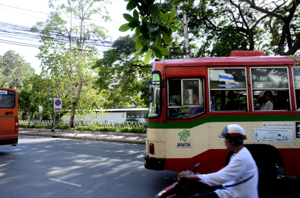 Fotos de transportes de Bangkok, autobuses