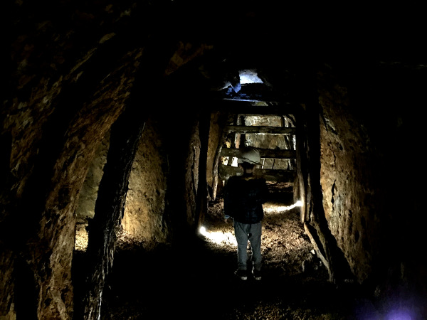 Fotos del Goierri en Euskadi, Teo en la mina de Zerain