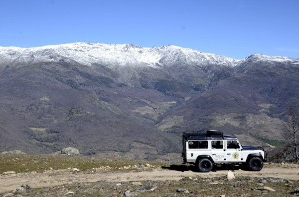 Fotos del Valle del Jerte en Caceres. 4x4 y cumbres nevadas Garganta de los Infiernos