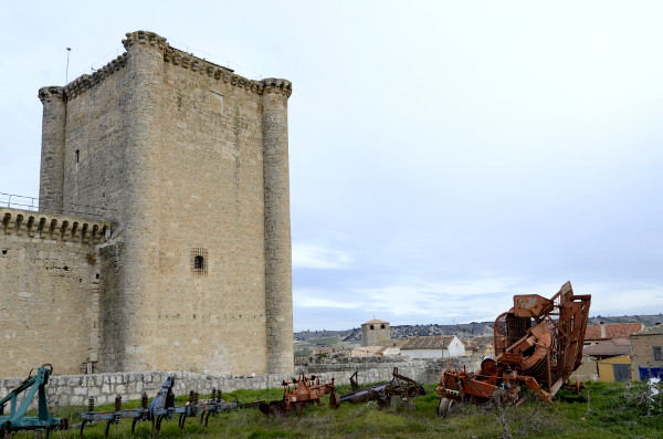 Torre del homenaje del Castillo de Villafuerte de Esgueva en Valladolid