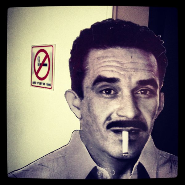 Gabriel García Márquez en La Cueva