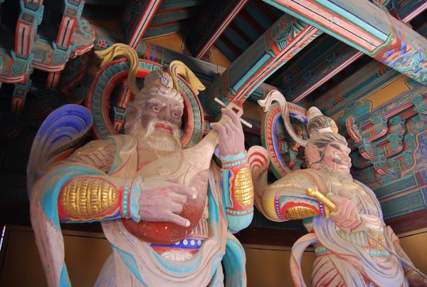 Guardianes del templo Bulguksa de Gyeongju