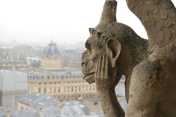 Gárgola de Notre Dame en París