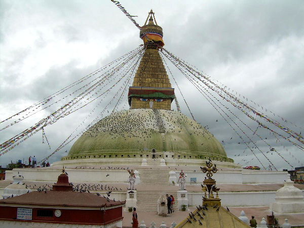 La estupa de Bodnath en Katmandú
