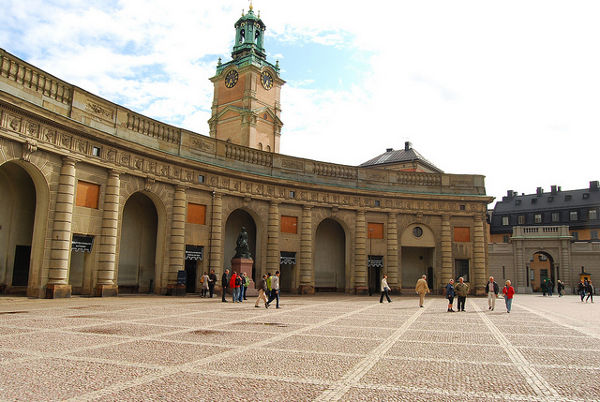 Patio del Palacio Real de Estocolmo