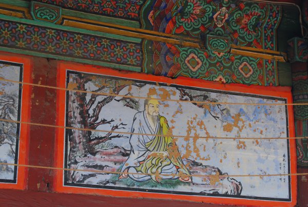 Pintura del templo Bongeunsa de Seúl