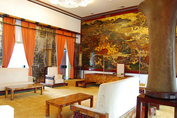Sala de recepción del Palacio de la Reunificación