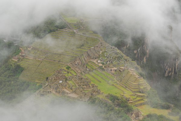 Vistas de Machu Picchu desde el Huayna Picchu